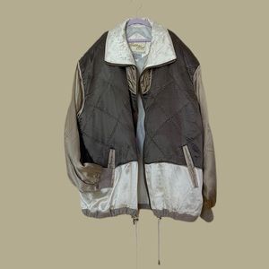 VINTAGE EAST WEST SILK QUILTED JACKET